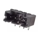TE Connectivity AMPMODU MTE Series Right Angle Through Hole PCB Header 4 Contacts 2.54 mm Pitch 1 Row Shrouded 5-103634-3