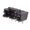 TE Connectivity AMPMODU MTE Series Right Angle Through Hole PCB Header 4 Contacts 2.54 mm Pitch 1 Row Shrouded 5-103634-3