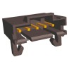 TE Connectivity AMPMODU MTE Series Right Angle Through Hole PCB Header 5 Contacts 2.54 mm Pitch 1 Row Shrouded 5-103673-4
