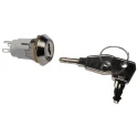 Lorlin Key Switch SPDT 1A 2-Way Common-Key Fibreglass Reinforced Polyamide HRL-5-E-S-2-RS