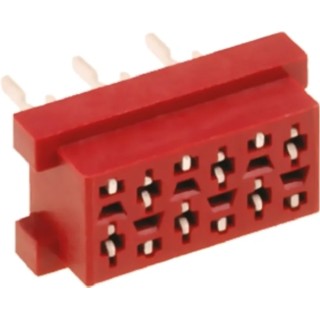 Amphenol Communications Solutions TMM Series Straight Through Hole PCB Socket 20-Contact 2 Row 2.54 mm Pitch TMM-4-0-20-1