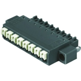 Weidmüller BC 3.81 Series Pluggable Terminal Block 6-Contact 3.81 mm Pitch 1 Row 17.5A 320V 1971650000