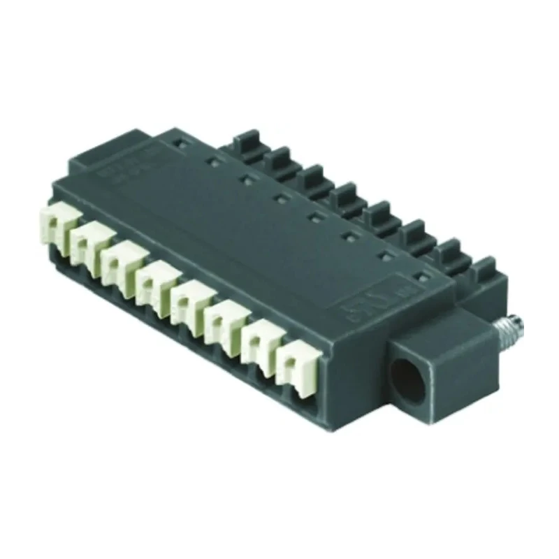 Weidmüller BC 3.81 Series Pluggable Terminal Block, 8-Contact, 3.81 mm Pitch, 1 Row, 320V, 17.5A, Nylon Housing 1971830000