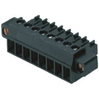 Weidmüller BC 3.81 Series 2-Contact Pluggable Terminal Block, 3.81 mm Pitch, 320 V, 17.5 A, Nylon Housing, Screw 1792950000