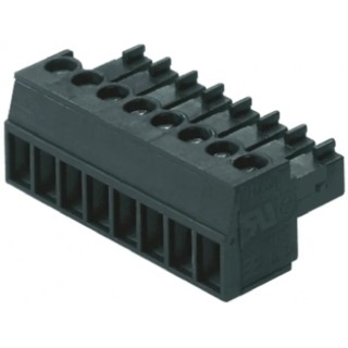 Weidmüller Pluggable Terminal Block 10-Contact 3.81 mm Pitch 1 Row 320V 17.5A Nylon Housing 1792830000