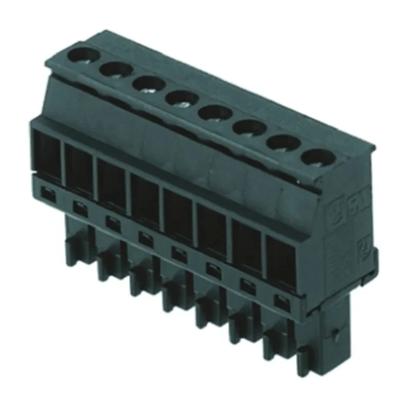 Weidmüller BC 3.81 Series 6-Contact Pluggable Terminal Block 3.81 mm Pitch 320V 17.5A 1 Row Nylon Housing 1798590000