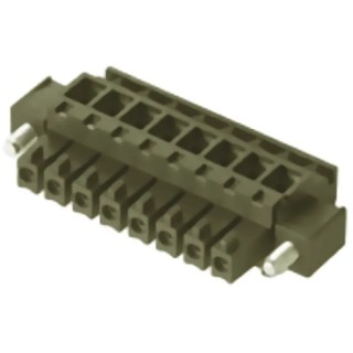 Weidmüller BC 3.81 Series Pluggable Terminal Block 6-Contact, 3.81 mm Pitch, 1 Row 1798810000