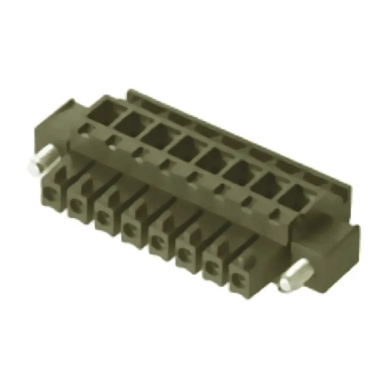 Weidmüller Pluggable Terminal Block 10-Contact 3.81 mm Pitch 1 Row 320V 17.5A Nylon Housing Screw Connection Male 1798820000