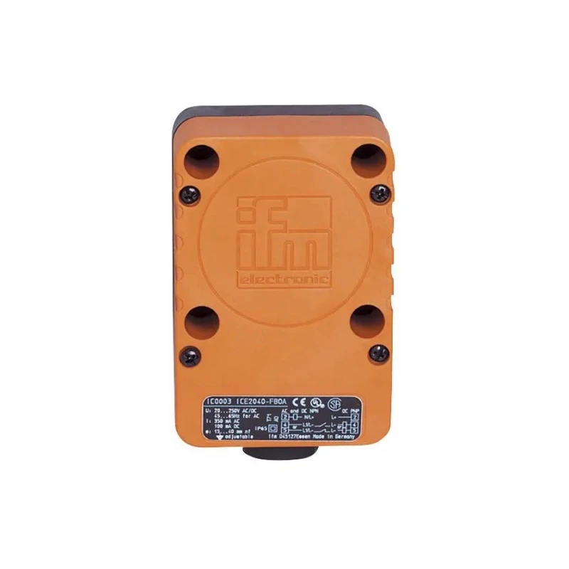 ifm electronic Inductive Proximity Sensor Block M20 x 1.5 Thread PNP 36 V DC 250mA IC5005