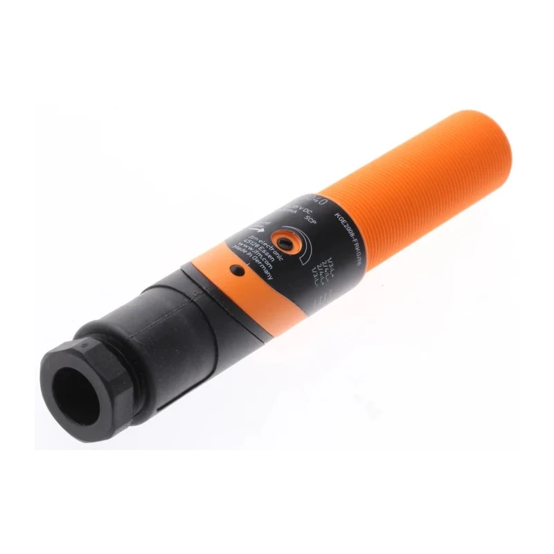 ifm electronic Capacitive Threaded Barrel Proximity Sensor KG5040 8 mm Detection M18 x 1, PNP/NPN Output 400mA 55V DC KG5040