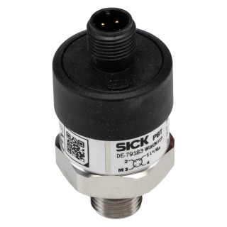 SICK PBT Series Pressure Sensor, 2-Wire Output, Gauge Reading, 0 bar to 250 bar, Stainless Steel PBT-RB250SG1SSNAMA0Z