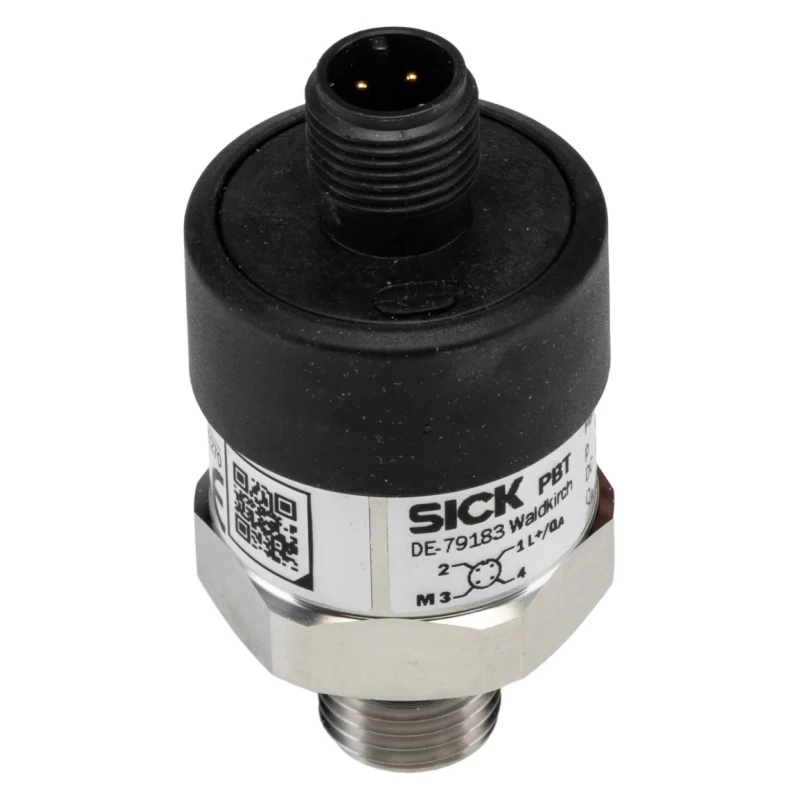 SICK PBT Series Pressure Sensor, 2-Wire Output, Gauge Reading, 0 bar to 250 bar, Stainless Steel PBT-RB250SG1SSNAMA0Z
