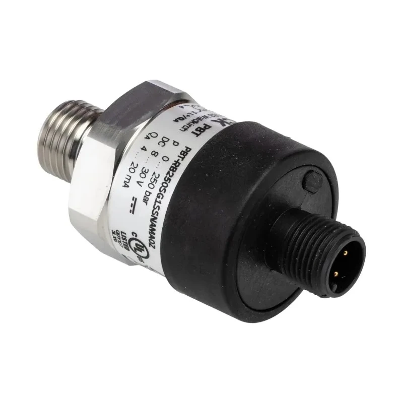 SICK PBT Series Pressure Sensor, 2-Wire Output, Gauge Reading, 0 bar to 250 bar, Stainless Steel PBT-RB250SG1SSNAMA0Z