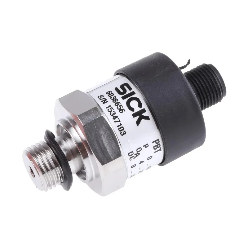 SICK PBT Series Pressure Sensor Current Output 0 bar to 400 bar Gauge Reading Stainless Steel Housing PBT-RB400SG1SSNAMA0Z