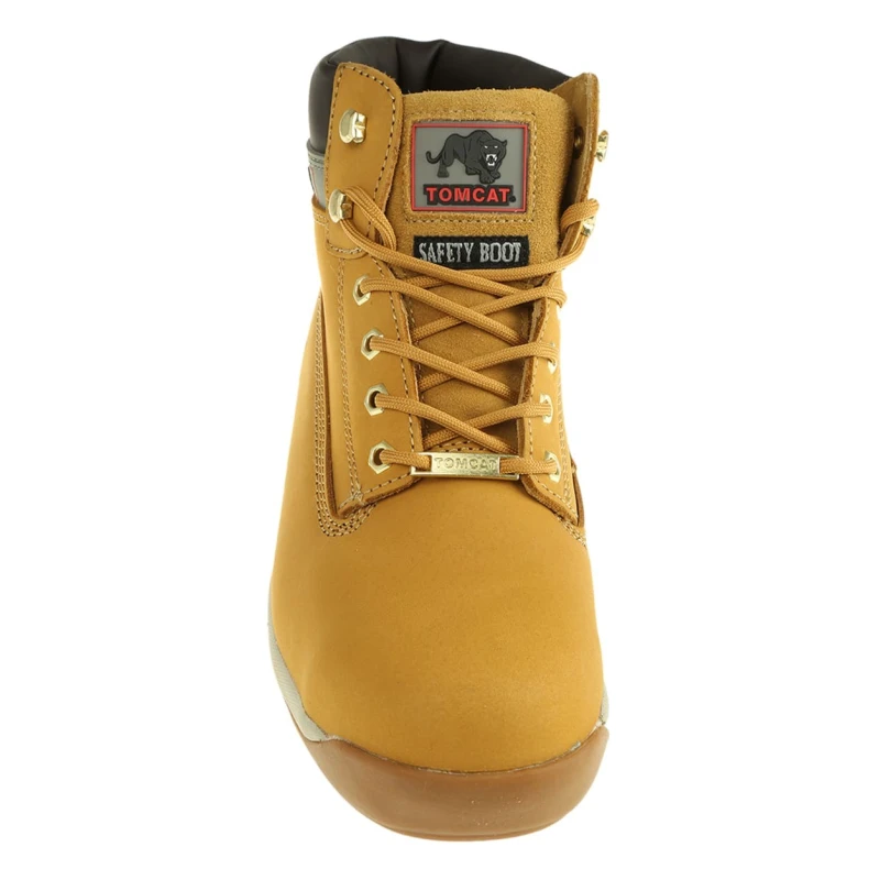 Rockfall Honey Steel Toe Capped Men's Ankle Safety Boots Lace Up, Size EU 43, UK 9, US 10, Leather Upper, Composite TC35