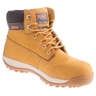 Rockfall Orlando Honey Steel Toe Capped Men's Ankle Safety Boots Size UK 10 EU 44, EN ISO 20345:2011, Lace Up 739-7856