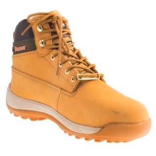 Rockfall Orlando Honey Steel Toe Capped Men's Ankle Safety Boots Size EU46, UK11, US12, Lace Up Closure, EN ISO 739-7859
