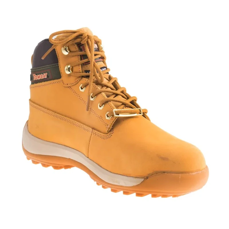 Rockfall Orlando Honey Steel Toe Capped Men's Ankle Safety Boots Size EU46, UK11, US12, Lace Up Closure, EN ISO 739-7859