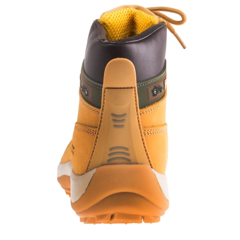 Rockfall Orlando Honey Steel Toe Capped Men's Ankle Safety Boots Size EU46, UK11, US12, Lace Up Closure, EN ISO 739-7859