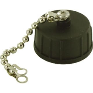 Amphenol Socapex USB Type A Cap with Chain for Use with USBBF Series Field Receptacles USBAFC7