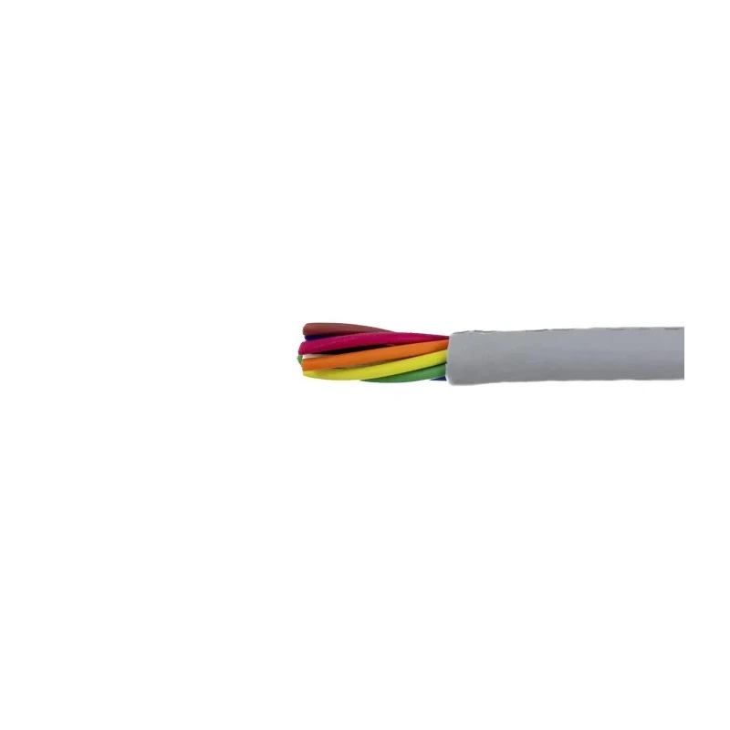 Alpha Wire Pro-Tekt Series Data Cable 8 Cores 0.23 mm² 50 m Grey Sheath Polyvinyl Chloride B953081 GE321