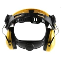 3M Yellow Grey Clear Polycarbonate Face Shield with Face Guard Resistant To Impact Protection G500V5FH510-GU