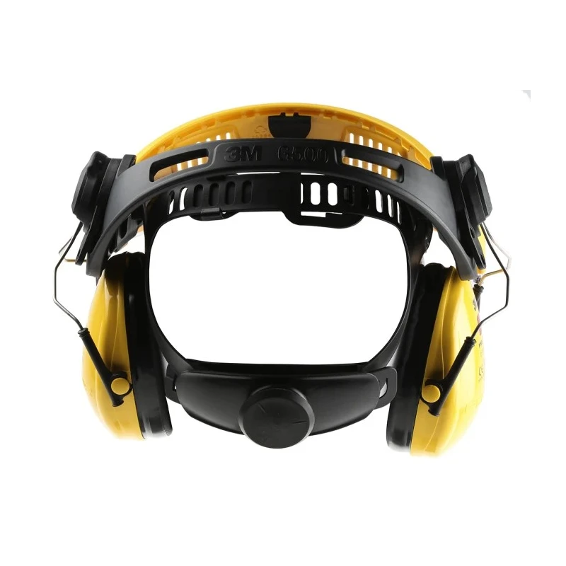 3M Yellow Grey Clear Polycarbonate Face Shield with Face Guard Resistant To Impact Protection G500V5FH510-GU
