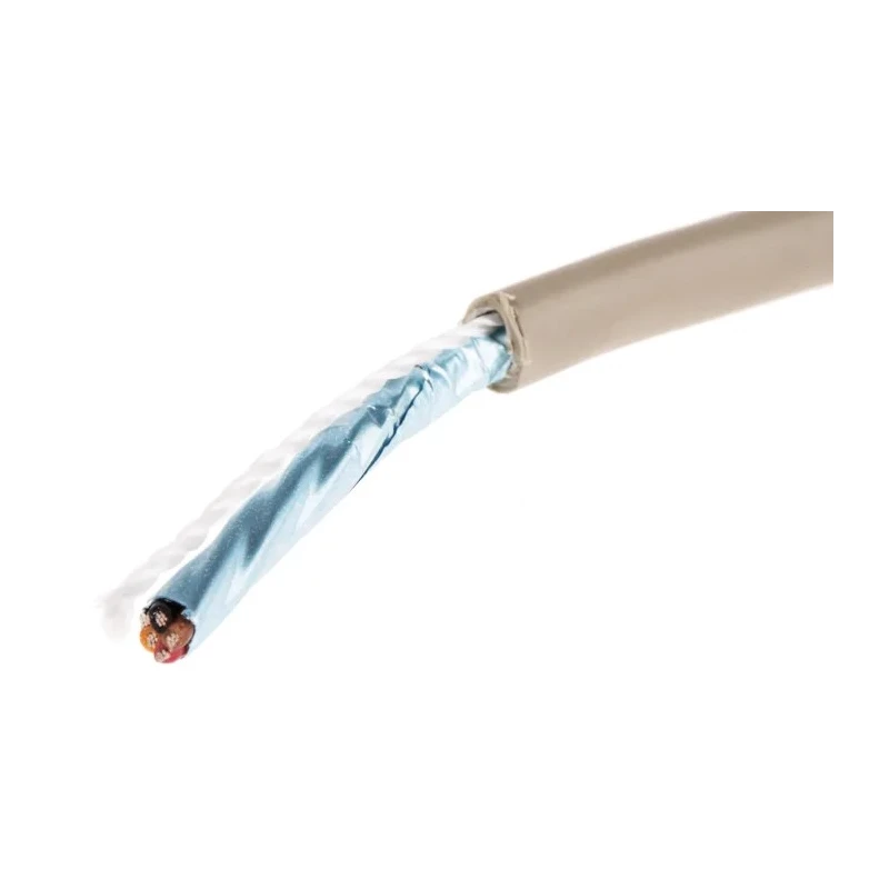 Alpha Wire Pro-Tekt Series Data Cable 4 Cores 0.23 mm² 50 m Grey Sheath Polyvinyl Chloride B953042 GE321