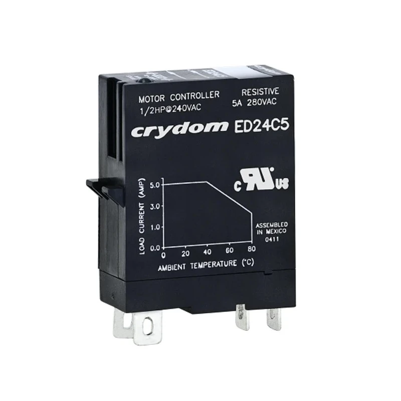 Crydom ED Series Solid State Relay, 5 A Load Current, 280 Vrms Load Voltage, 18 to 32 V DC Control Voltage, DIN Rail ED24C5