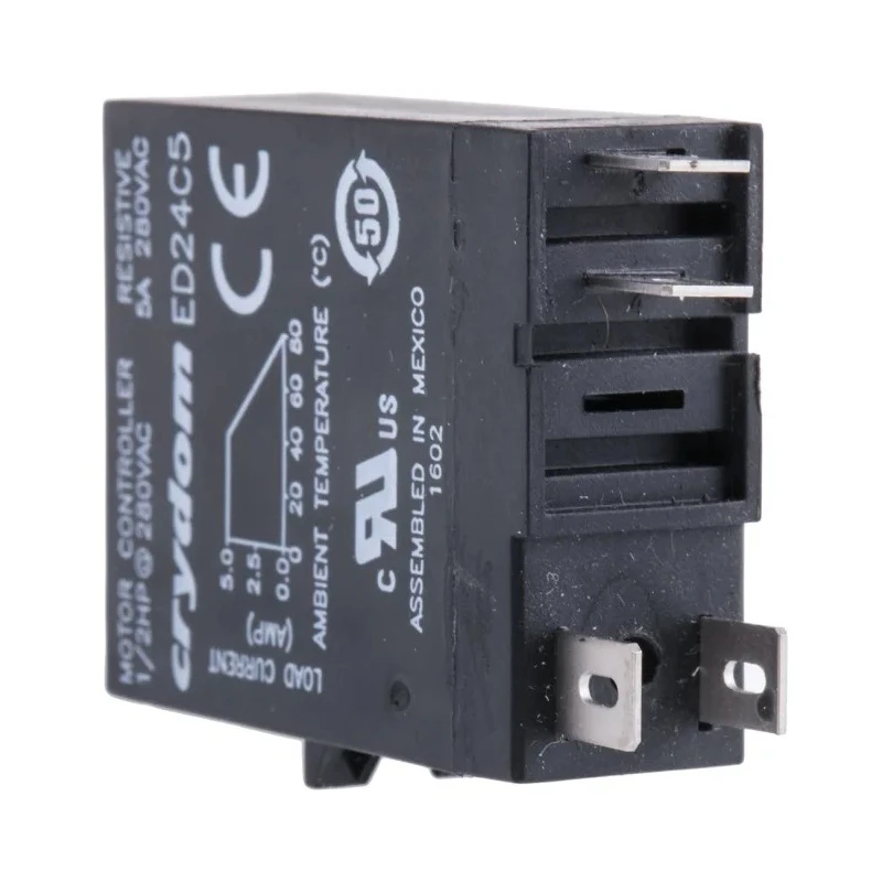 Crydom ED Series Solid State Relay, 5 A Load Current, 280 Vrms Load Voltage, 18 to 32 V DC Control Voltage, DIN Rail ED24C5