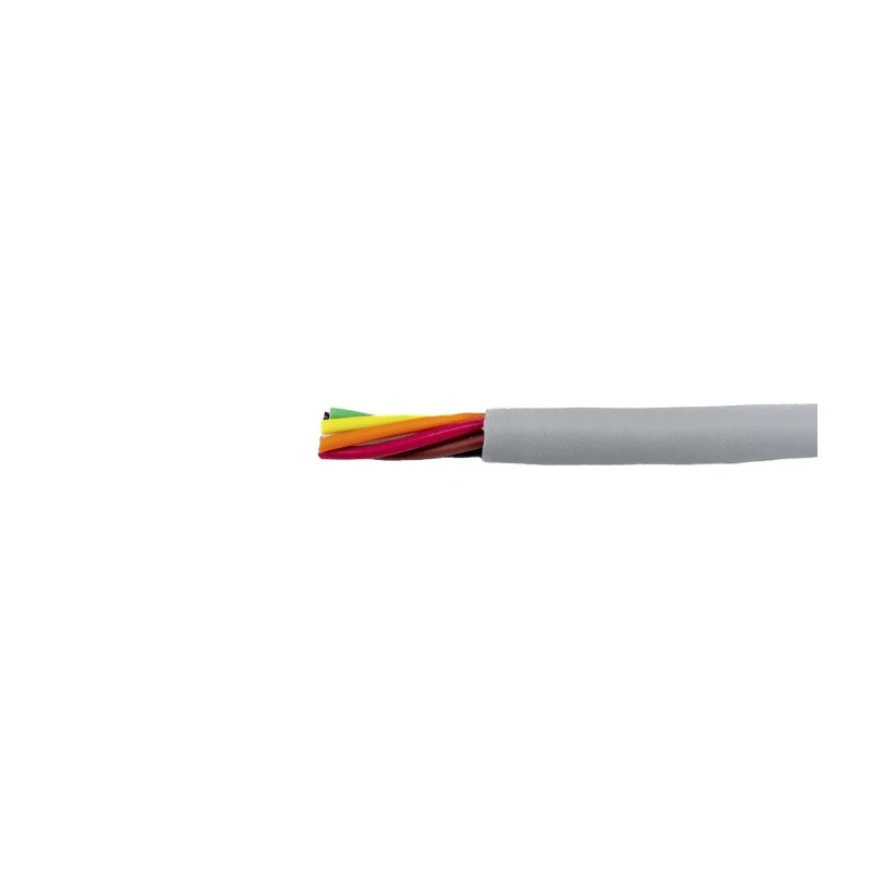 Alpha Wire Pro-Tekt Series Data Cable 6 Cores 0.23 mm² 50 m 300V Grey Sheath Polyvinyl Chloride B953061 GE321