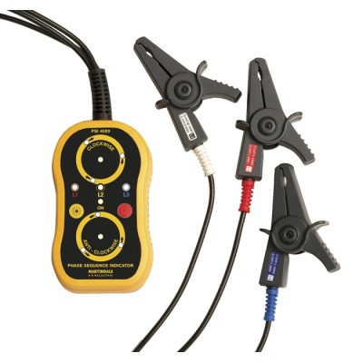 Martindale Phase Rotation Tester 45 Hz to 65 Hz Frequency Range, 150V to 1000V AC Max Voltage PSI4000