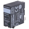 Crydom ED Series Solid State Relay, 3A Load, DIN Rail Mount, 280 Vrms Load, 15V DC Control ED24D3