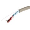 Alpha Wire Pro-Tekt Series Data Cable 4 Cores 0.35 mm² 50 m Grey Sheath Polyvinyl Chloride B954042 GE321
