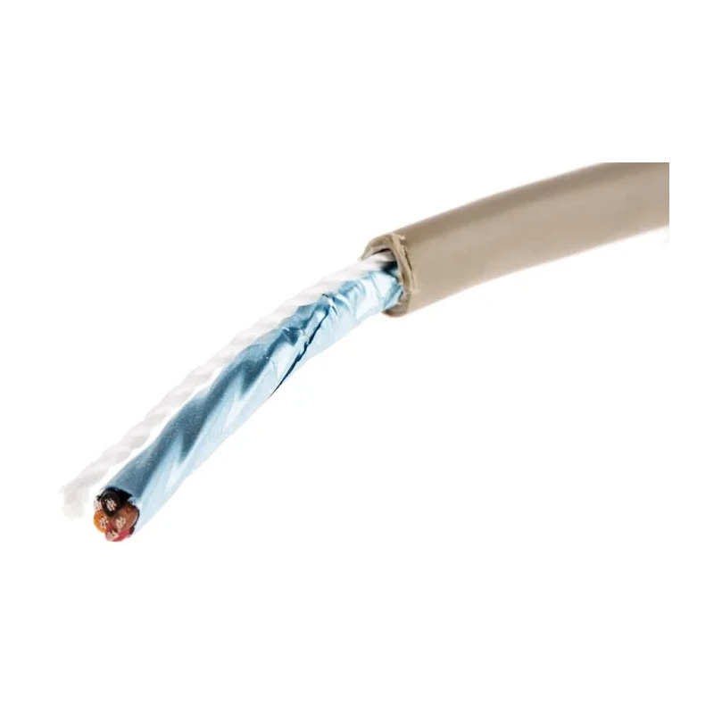 Alpha Wire Pro-Tekt Series Data Cable 4 Cores 0.35 mm² 50 m Grey Sheath Polyvinyl Chloride B954042 GE321