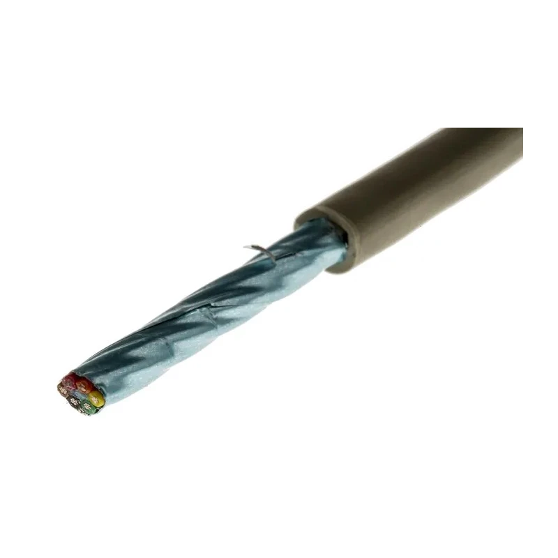 Alpha Wire Pro-Tekt Series Data Cable 6 Cores 0.35 mm² 50 m Grey Sheath Polyvinyl Chloride B954062 GE321