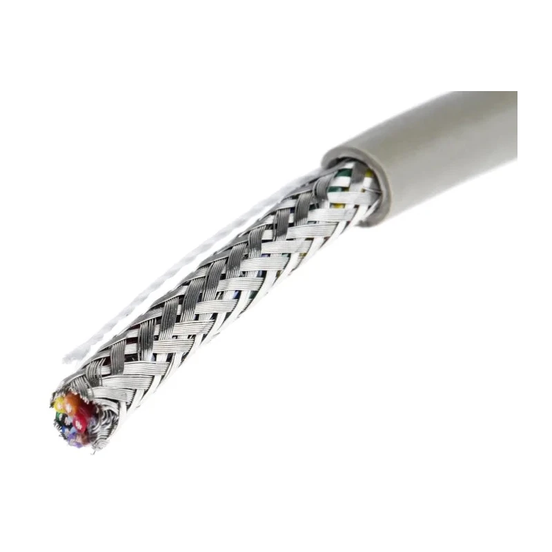 Alpha Wire Pro-Tekt Series Data Cable 8 Cores 0.23 mm² 50 m Grey Sheath Polyvinyl Chloride B953083 GE321