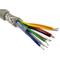 Alpha Wire Pro-Tekt Series Data Cable 10 Cores 0.23 mm² 50 m Grey Sheath Polyvinyl Chloride B953103 GE321