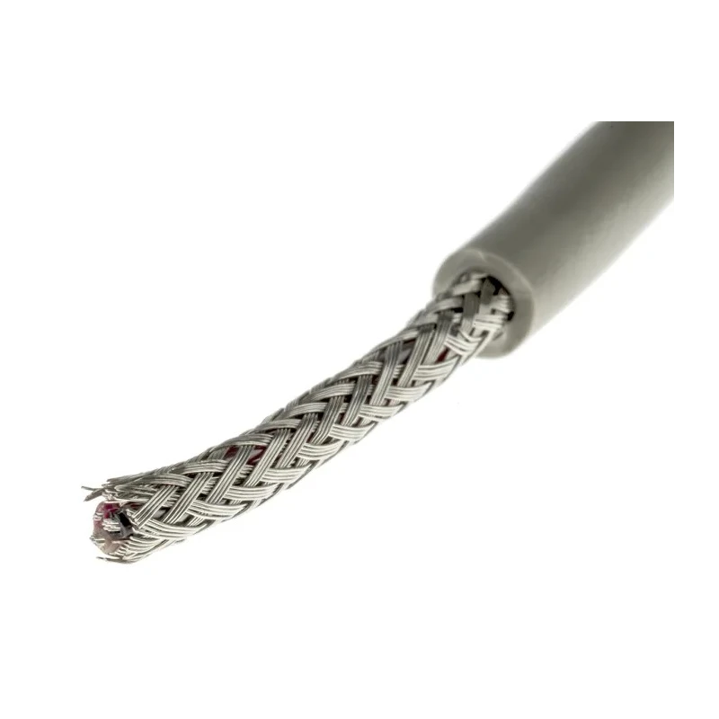 Alpha Wire Pro-Tekt Series Data Cable 3 Cores 0.35 mm² 50 m Grey Sheath Polyvinyl Chloride B954033 GE321