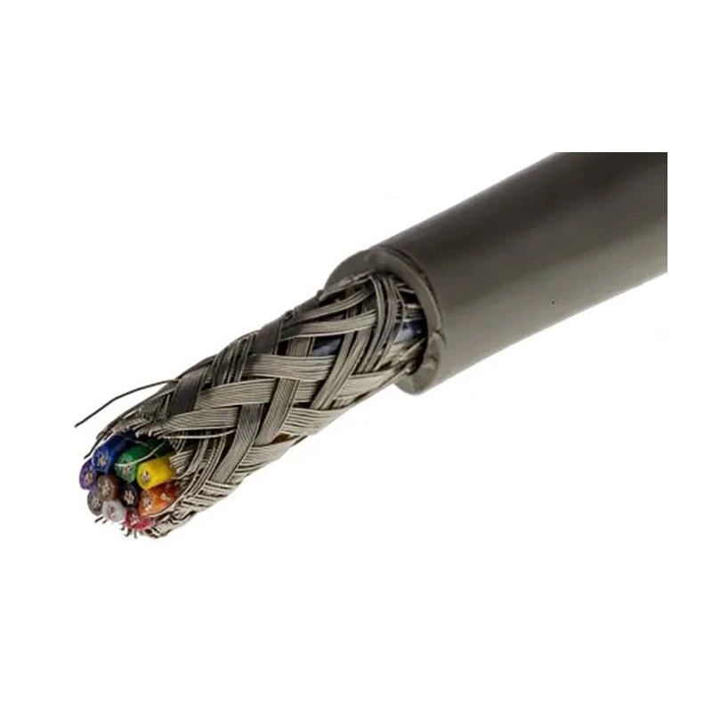 Alpha Wire Pro-Tekt Series Data Cable 15 Cores 0.23 mm² 50 m Grey Sheath Polyvinyl Chloride B953153 GE321