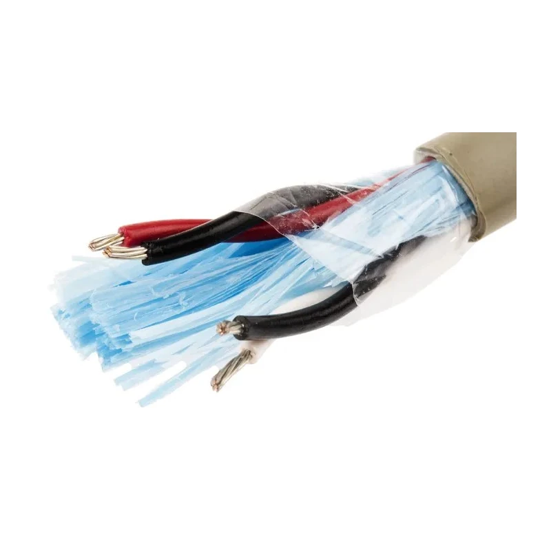 Alpha Wire Pro-Tekt Series Data Cable 2 Pairs 4 Cores 0.23 mm² 50 m Grey Sheath Polyvinyl Chloride B963021 GE321