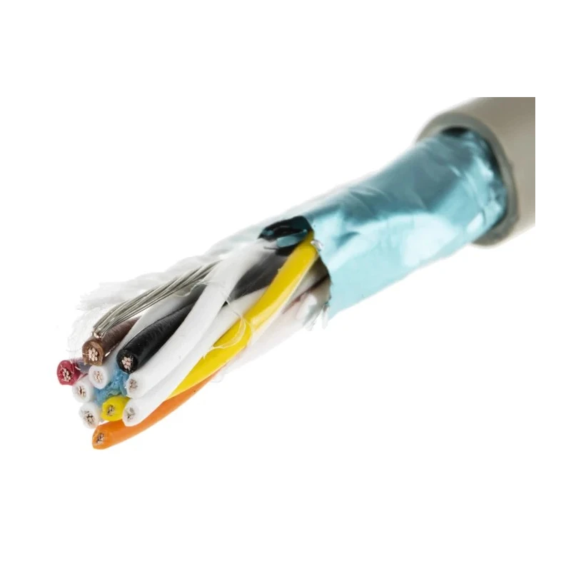 Alpha Wire Pro-Tekt Series Data Cable 5 Pairs 10 Cores 0.23 mm² 50 m 300V Grey Polyvinyl Chloride Sheath B963052 GE321