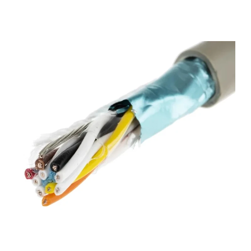 Alpha Wire Pro-Tekt Series Data Cable 5 Pairs 10 Cores 0.35 mm² 50 m Grey Sheath Polyvinyl Chloride B964052 GE321