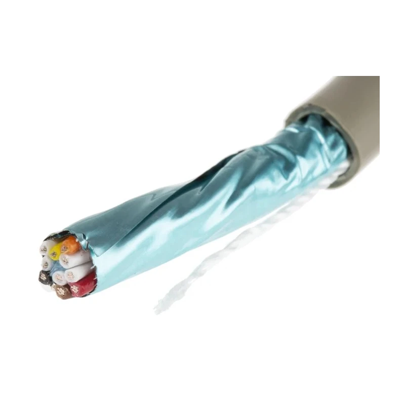 Alpha Wire Pro-Tekt Series Data Cable 5 Pairs 10 Cores 0.35 mm² 50 m Grey Sheath Polyvinyl Chloride B964052 GE321