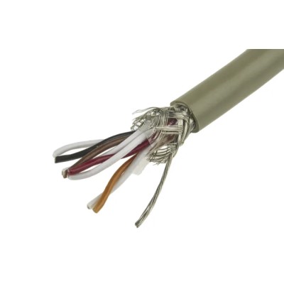 Alpha Wire Pro-Tekt Series Data Cable 4 Pairs 8 Cores 0.23 mm² 50 m Grey Sheath Polyvinyl Chloride B963043 GE321