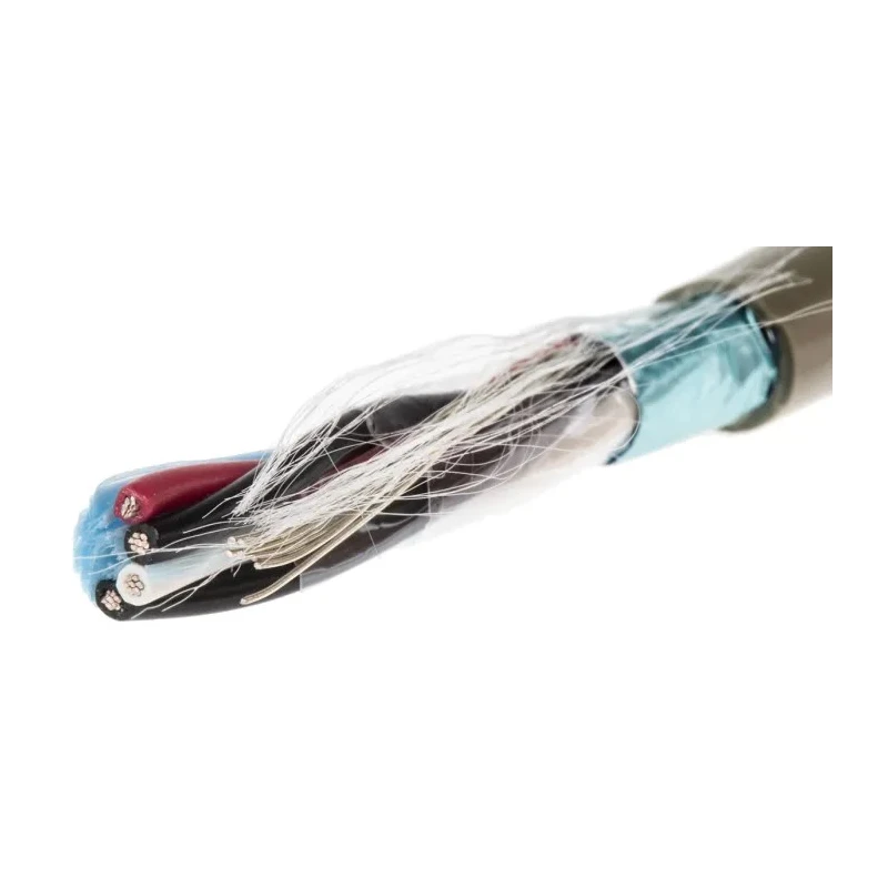 Alpha Wire Pro-Tekt Series Data Cable 2 Pairs 4 Cores 0.56 mm² 50 m Grey Sheath Polyvinyl Chloride B965022 GE321
