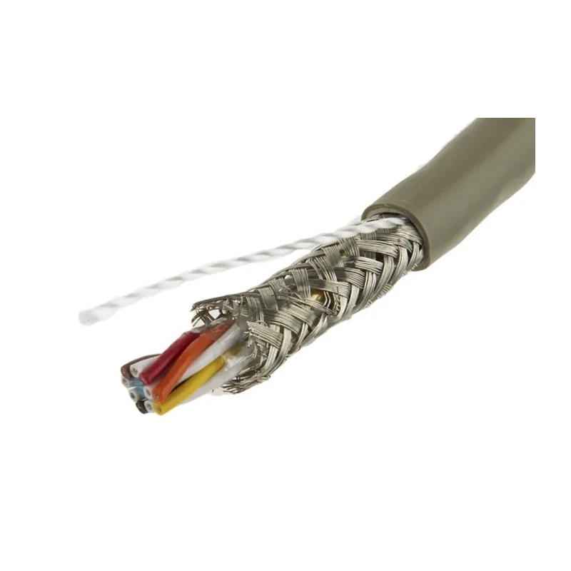 Alpha Wire Pro-Tekt Series Data Cable 5 Pairs 10 Cores 0.23 mm² 50 m Grey Sheath Polyvinyl Chloride B963053 GE321