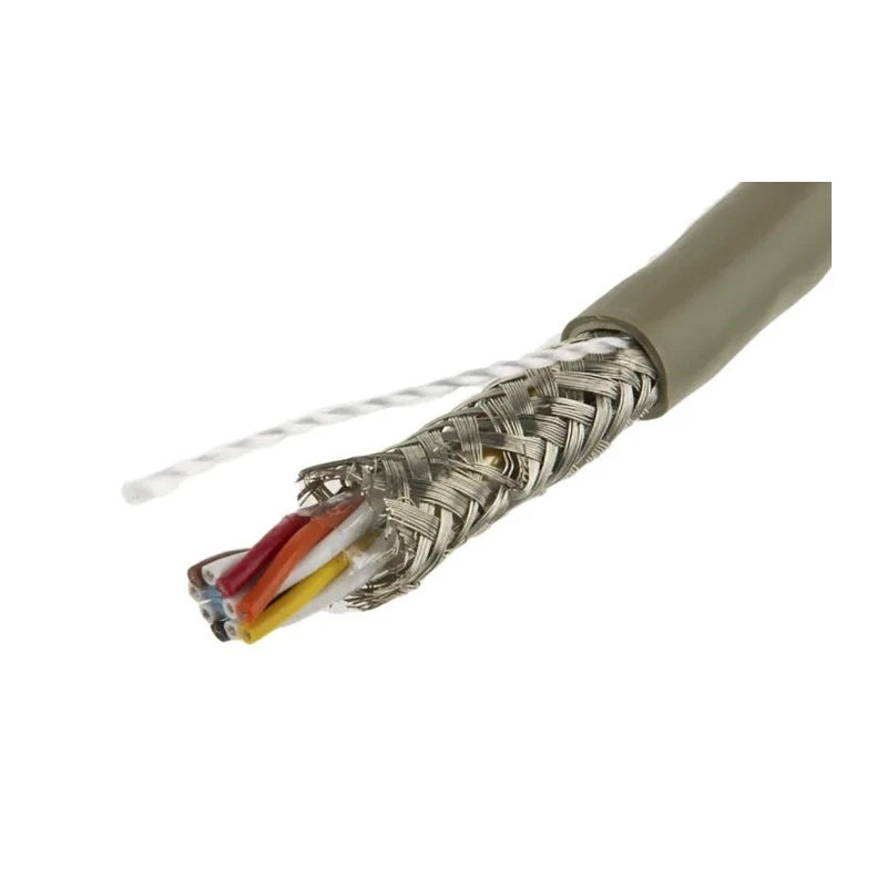 Alpha Wire Pro-Tekt Series Data Cable 5 Pairs 10 Cores 0.35 mm² 50 m Grey Sheath Polyvinyl Chloride B964053 GE321