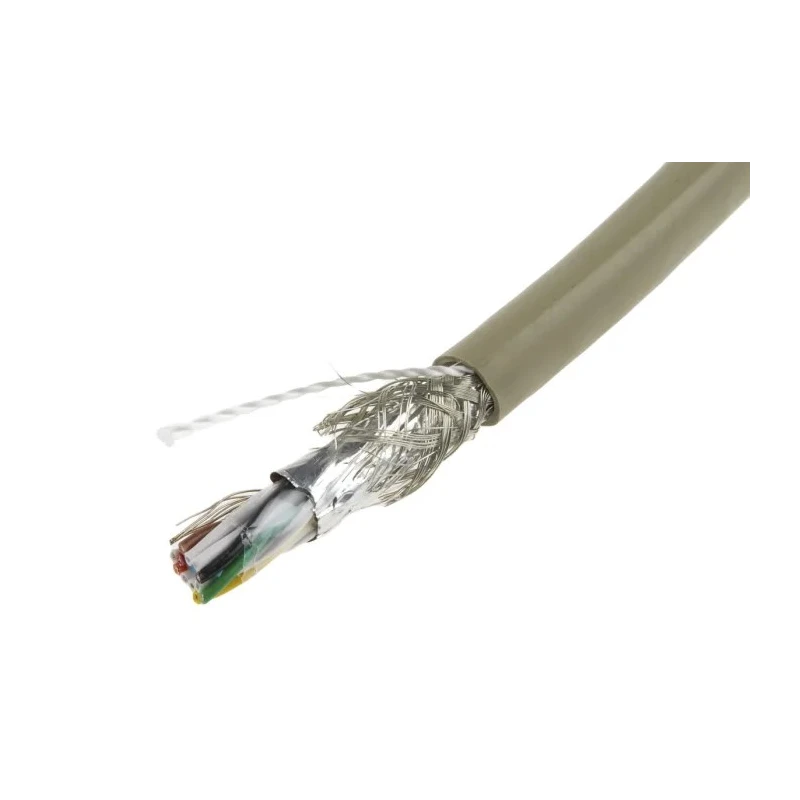 Alpha Wire Pro-Tekt Series Data Cable 6 Pairs 12 Cores 0.23 mm² 50 m Grey Sheath Polyvinyl Chloride B963064 GE321