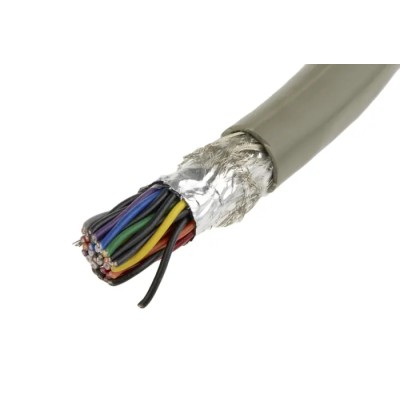 Alpha Wire Pro-Tekt Series Data Cable 19 Pairs 38 Cores 0.23 mm² 50 m Grey Sheath Polyvinyl Chloride B963194 GE321